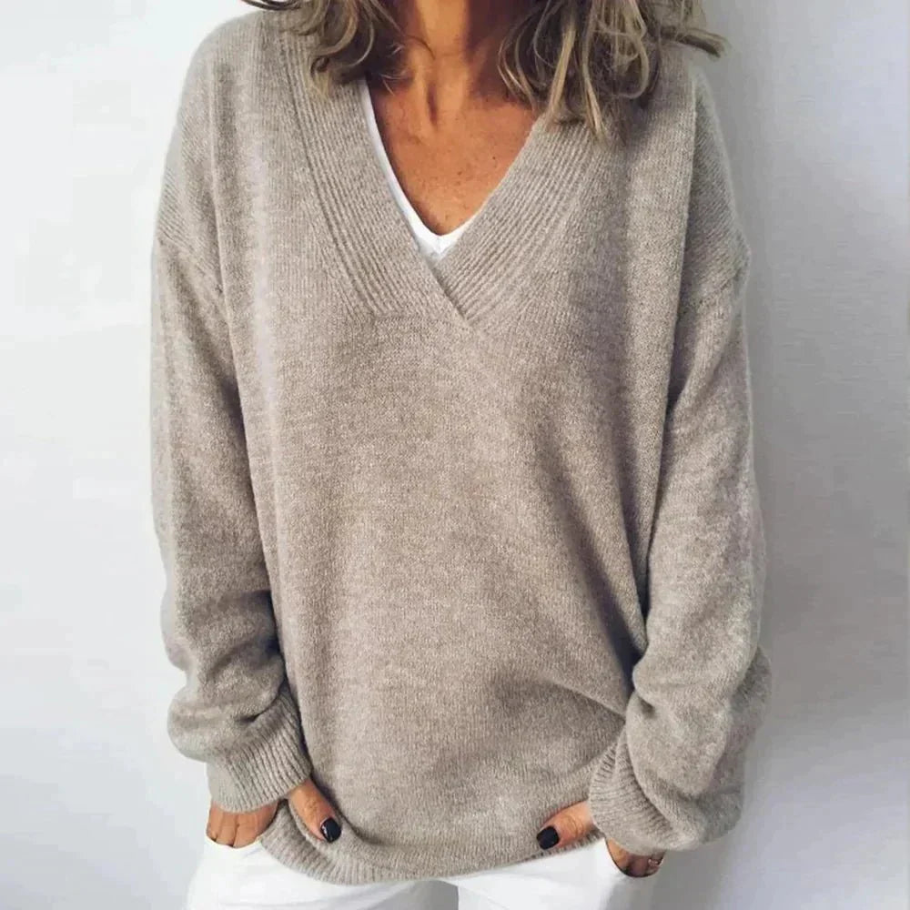 Lexies | Pullover Fondo V – Comfort e Stile per Donne