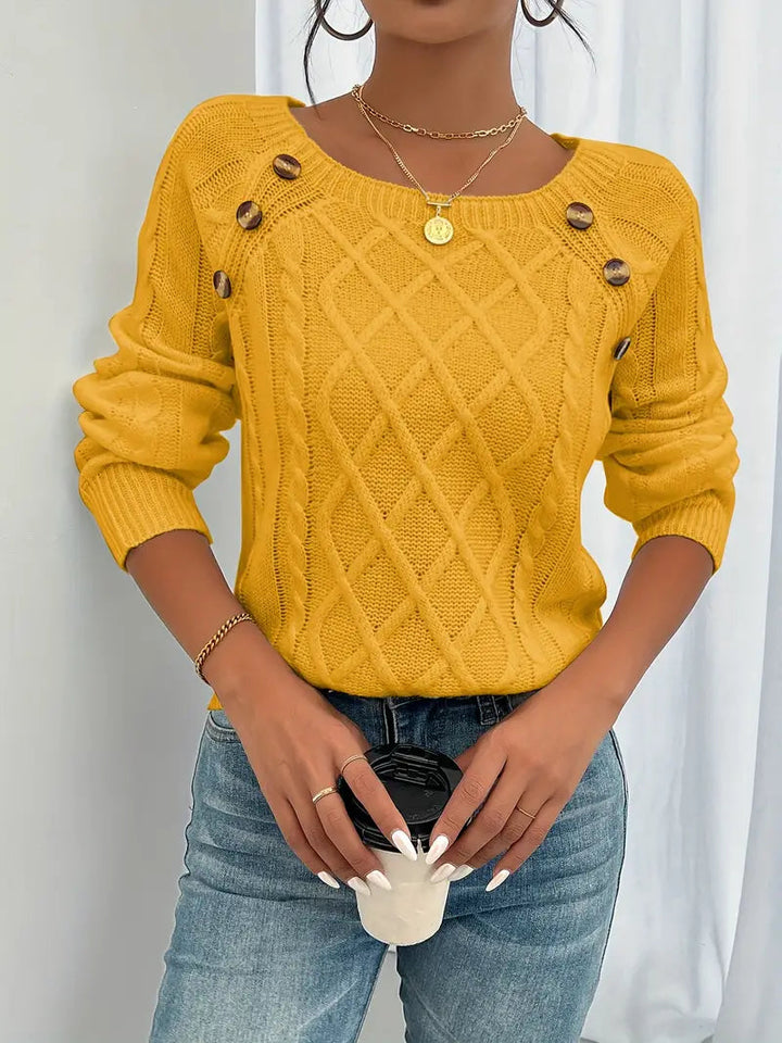 Lina | Pullover a Maniche Lunghe – Elegante Stile Casual