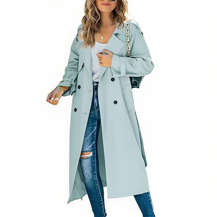Emily | Trench doppiopetto elegante e disinvolto