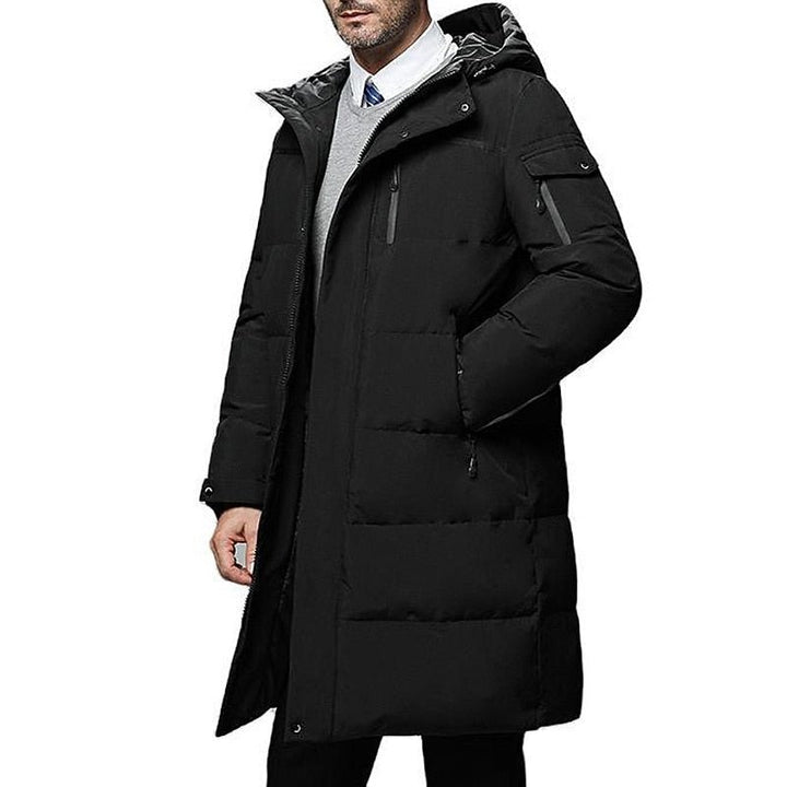 Wade | Cappotto Puffer Lunghissimo con Cappuccio
