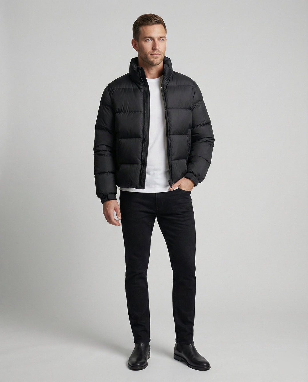 Drune | Puffer Jacket – Stylish & Warm Design for Men
