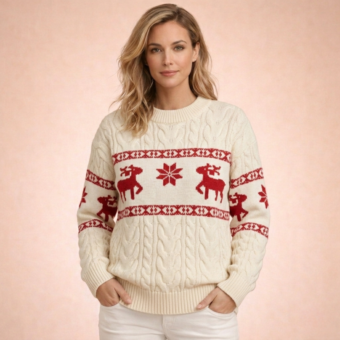 Angela | Elegante maglione natalizio
