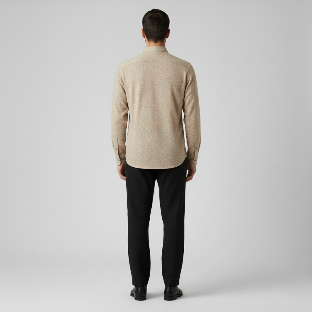 Carolos | Comoda camicia a tinta unita da uomo