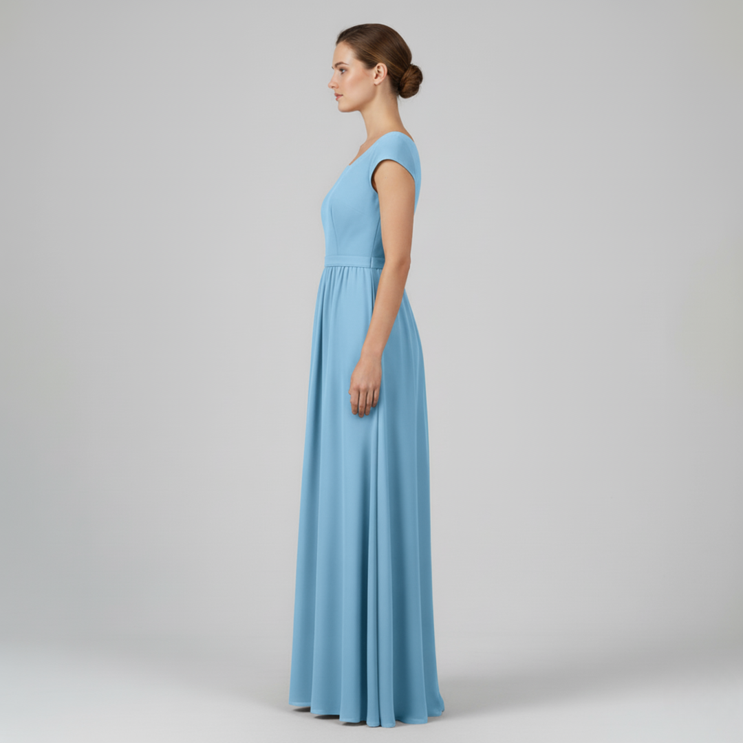 Manon | Elegante abito lungo fluido