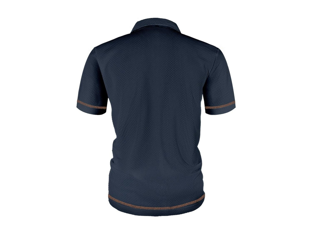 Harrison | Polo Shirt Texturizzato Raffinato