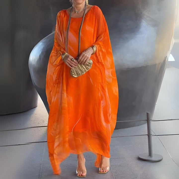 Lucy | Elegantes langärmeliges Maxikleid