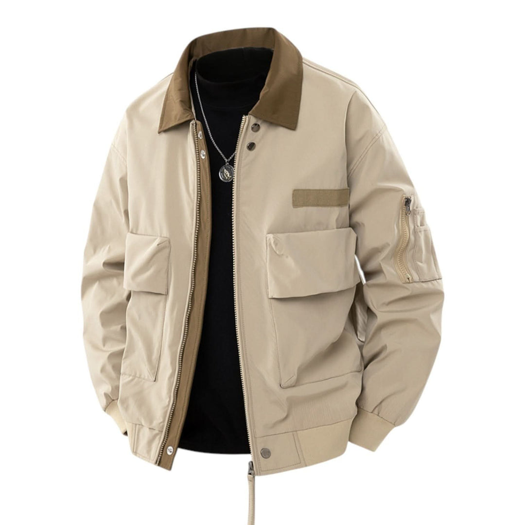 Tanner | Bomber Jacket – Modern Style con Collo a Contrasto