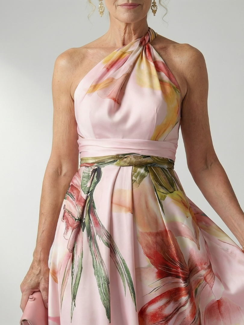 Amiel | Maxi Dress floreale leggera