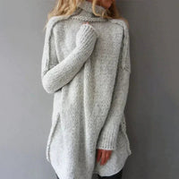 Camille | Maglione Dolcevita Oversize in Maglia Grossa