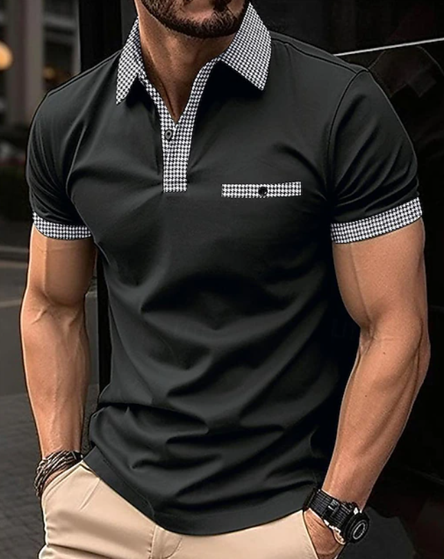 Easton | Polo Shirt Classico con Colletto a Quadri