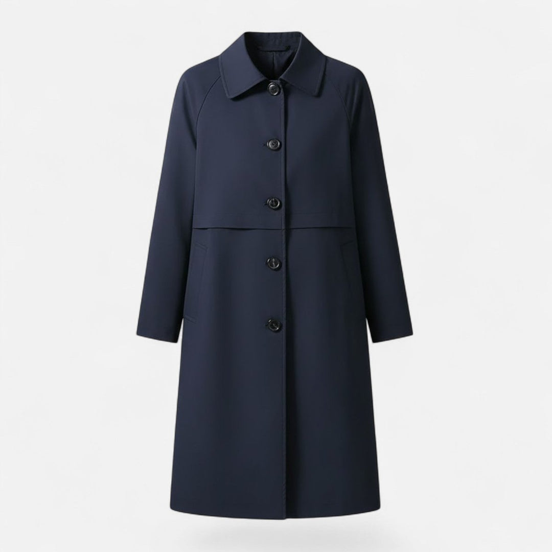 Emma | Kurzer Trenchcoat im Schneiderstil