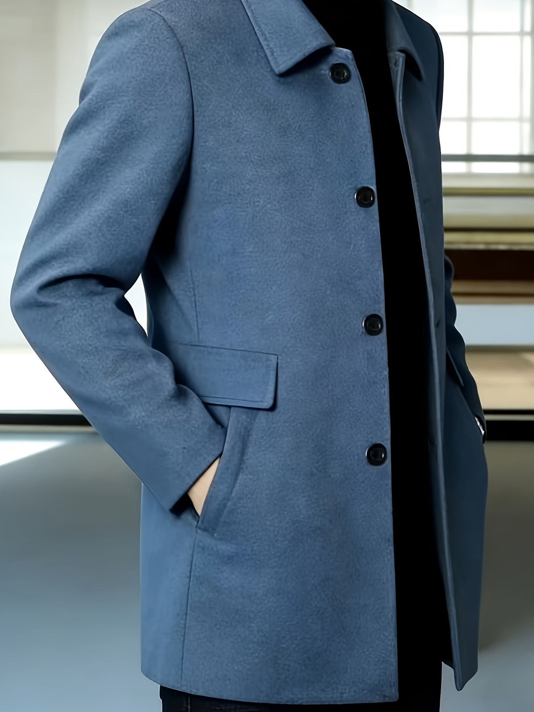 Gerard | Cappotto Single-Breasted Elegante