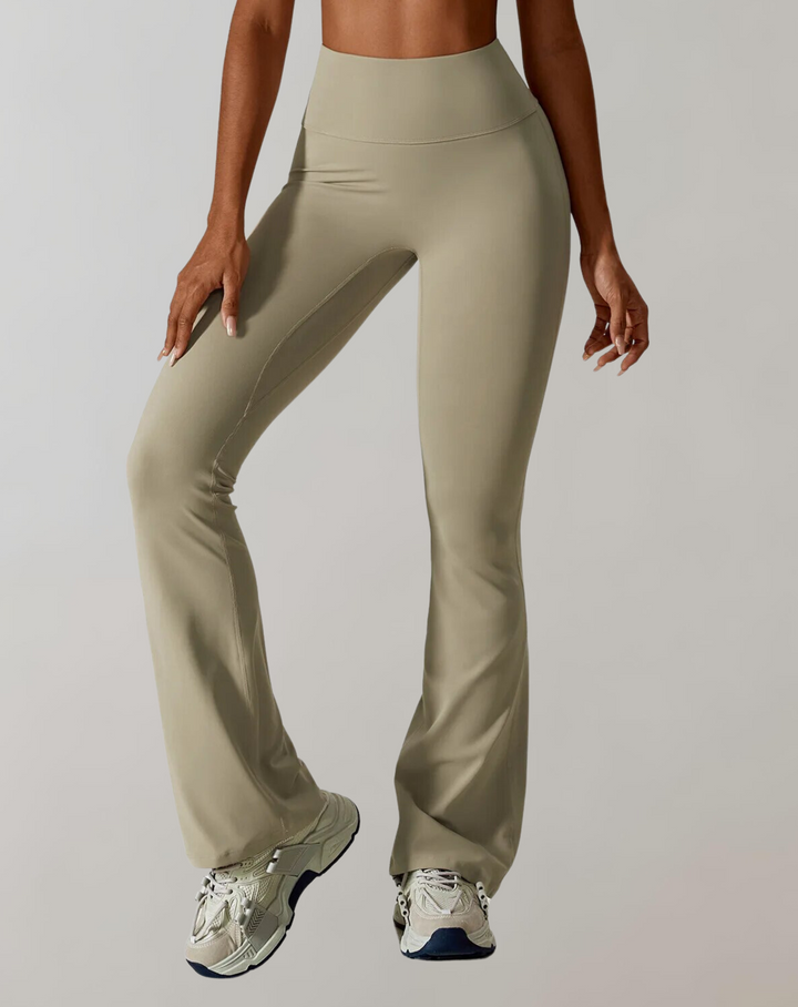Serena | Pantaloni Donna Sportivi Elasticizzati a Gamba Larga