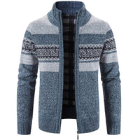 Ethan | Giacca Maglione in Maglia con Colletto Alto da Uomo