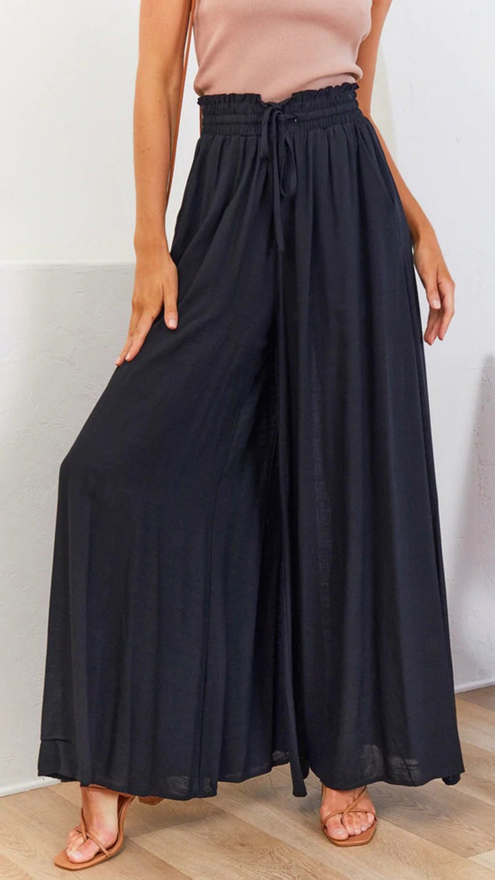 Aurora | Pantaloni Palazzo Donna Estivi a Gamba Larga
