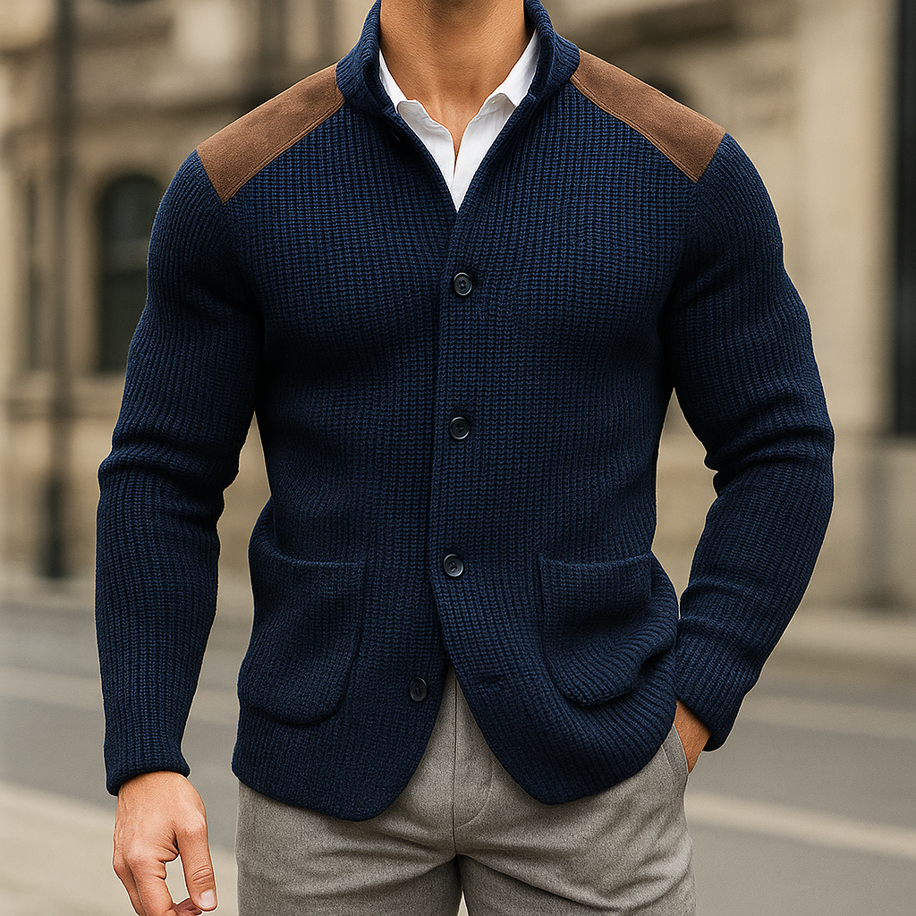 Marcel | Blazer Uomo in Maglia Testurizzata e Raffinata