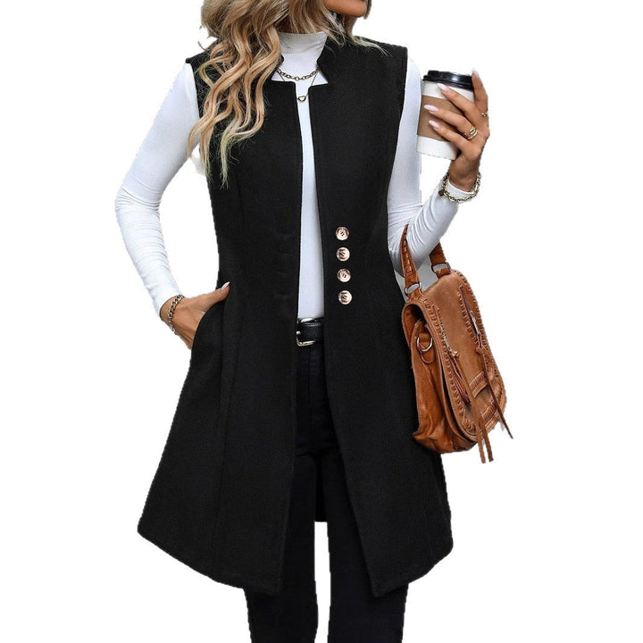 Olivia | Gilet Elegante con Bottoni da Donna