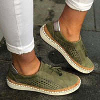 Elena | Atmungsaktive und ultraleichte orthopädische Schnürsenkellose Schuhe