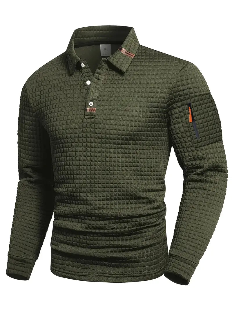 Aaron | Polo Shirt con Tasca per Maniche