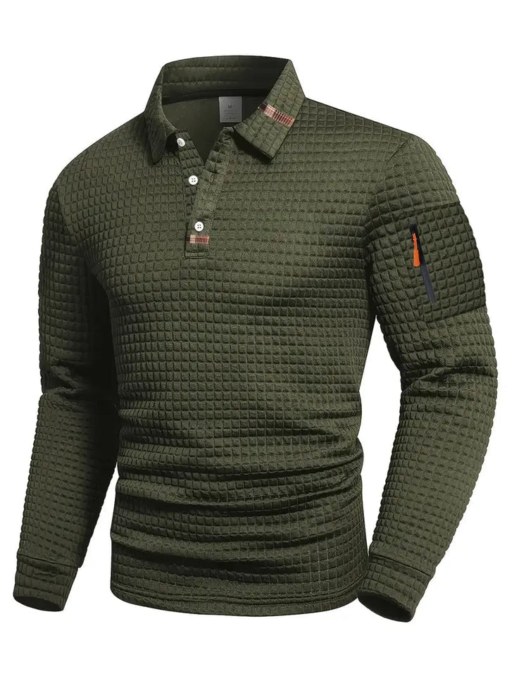 Aaron | Polo Shirt con Tasca per Maniche