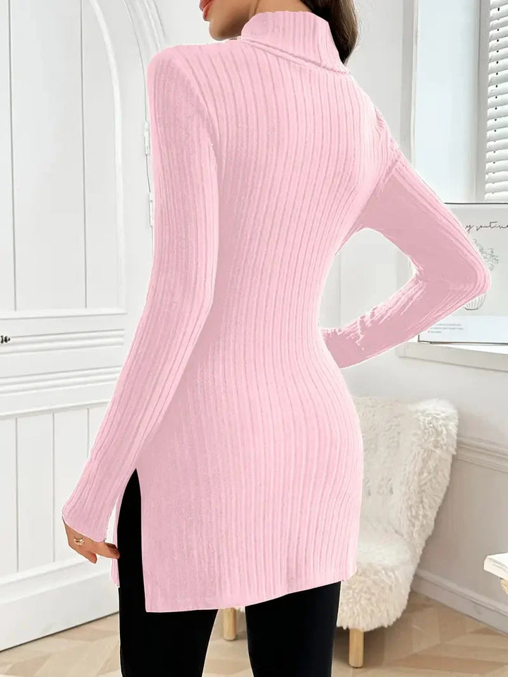 Sarah | Turtleneck Sweater – Elegant Slim Fit Style for Women
