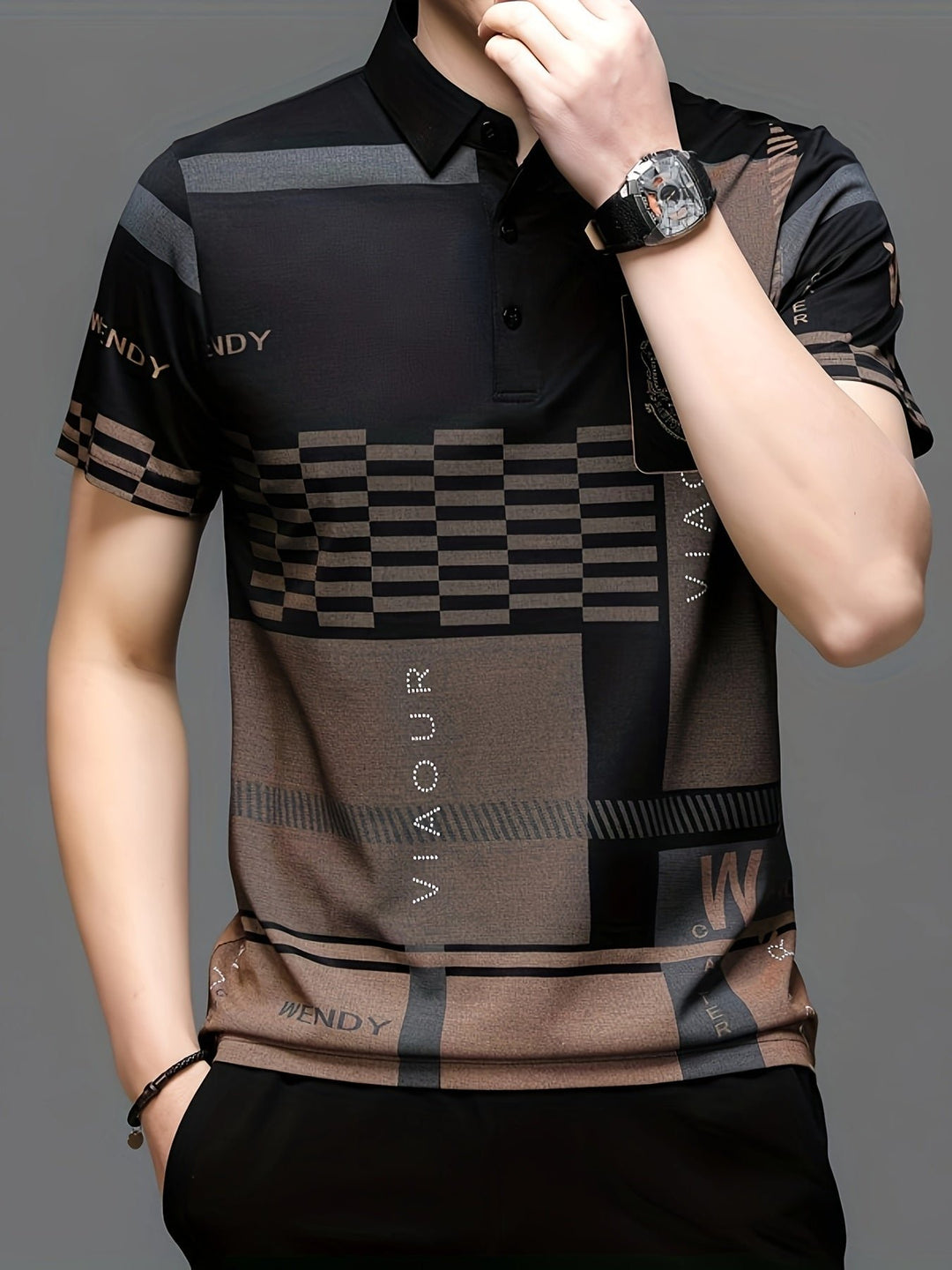 Nathaniel | Polo Shirt Colorblock Raffinato