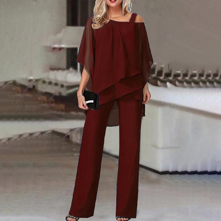Sofia | Elegant Two-Piece Cold-Shoulder Evening Set