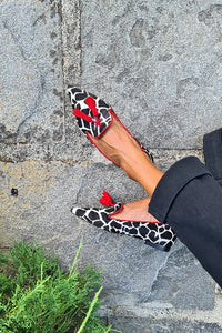Stella | Damen-Loafer mit Animalprint und Fransen für einen ausdrucksstarken Look