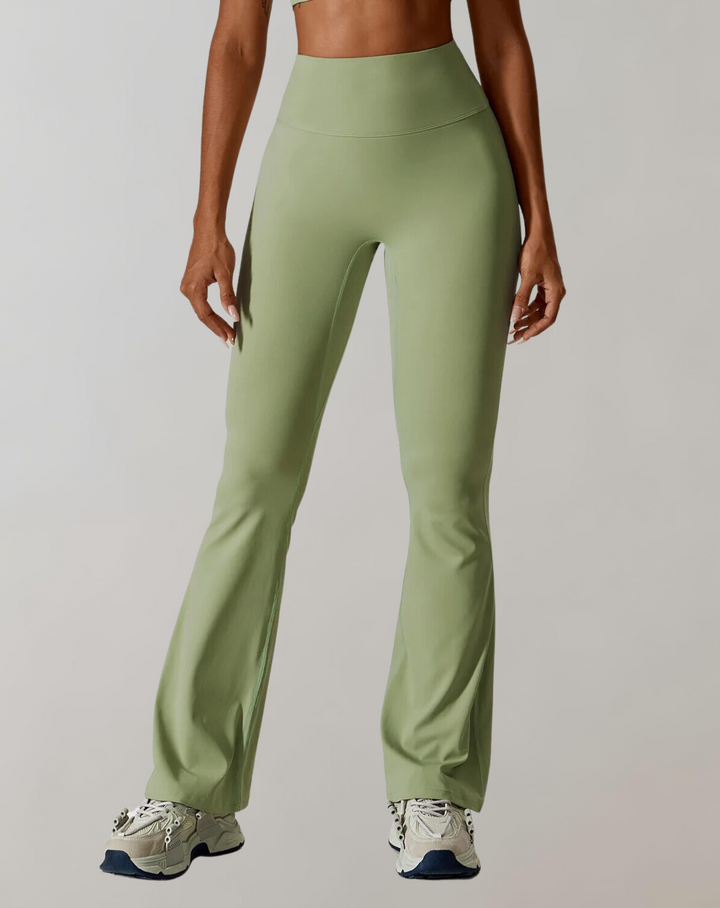 Serena | Pantaloni Donna Sportivi Elasticizzati a Gamba Larga