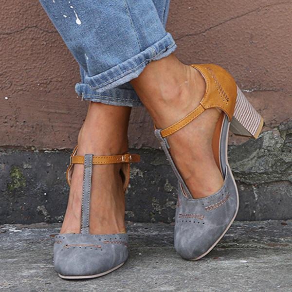 Marcella | Mary Janes con Tacco Blocco Timeless