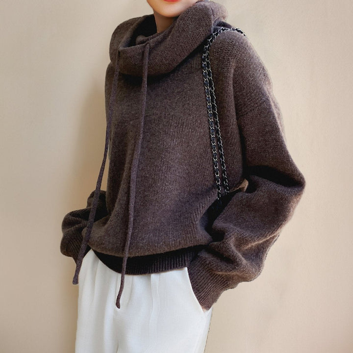 Elfriede | Turtleneck Sweater – Cozy Oversized Hoodie for Women