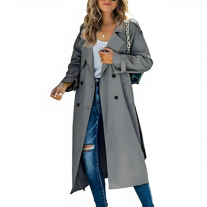 Emily | Trench doppiopetto elegante e disinvolto