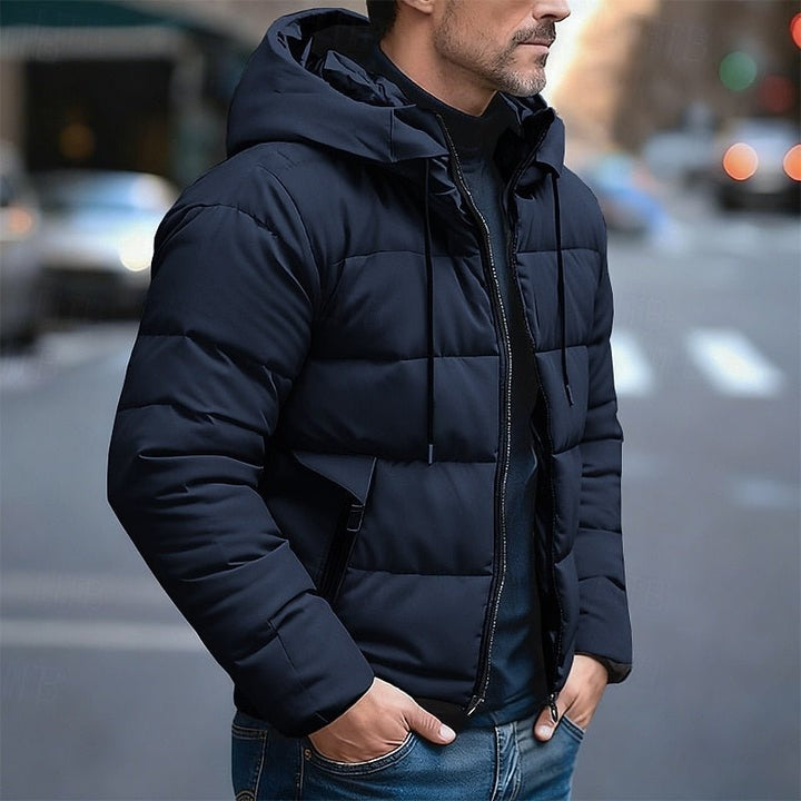 Nash | Giacca Puffer Cappotto Strutturato con Cappuccio