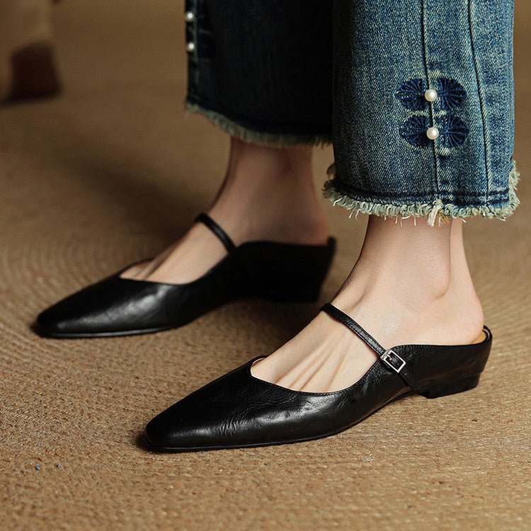 Valentina | Mules Eleganti in Vera Pelle