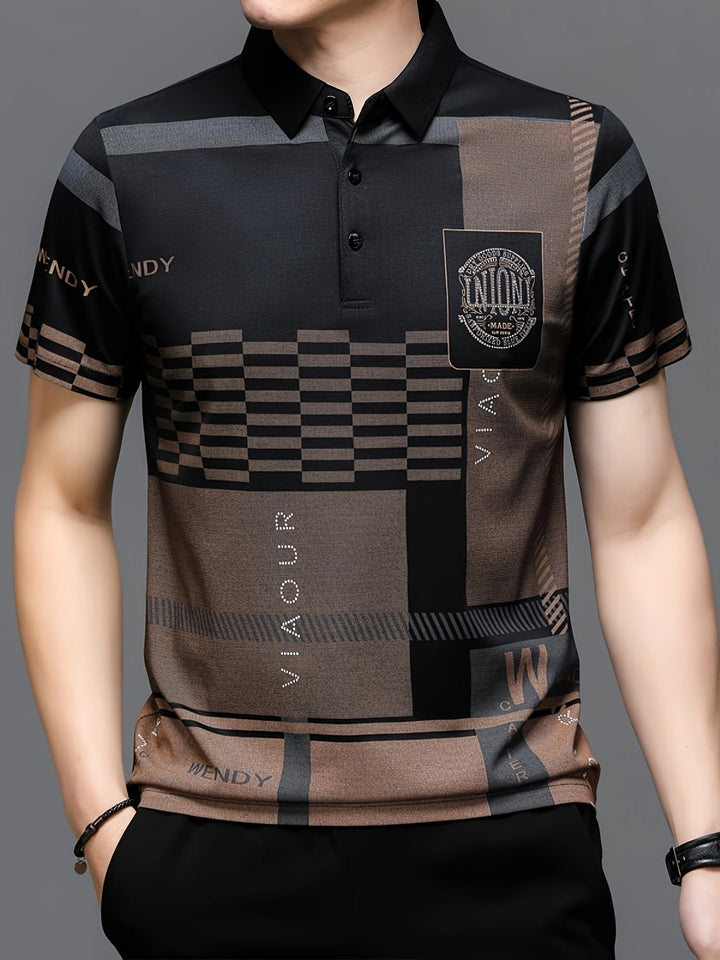 Nathaniel | Polo Shirt Colorblock Raffinato