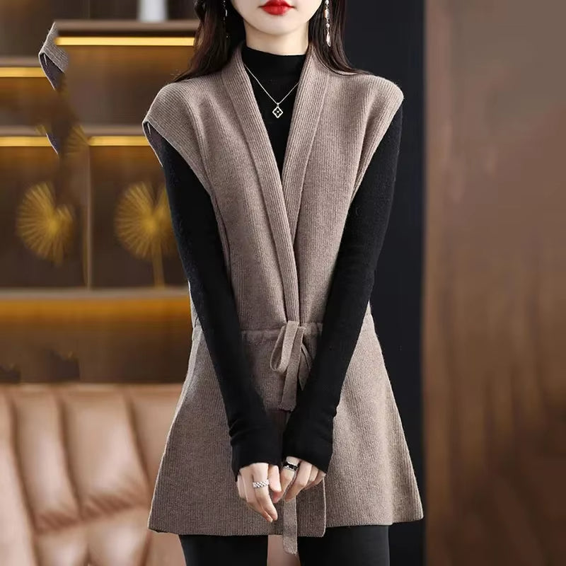 Amelia | Gilet Elegante in Pura Lana Merino