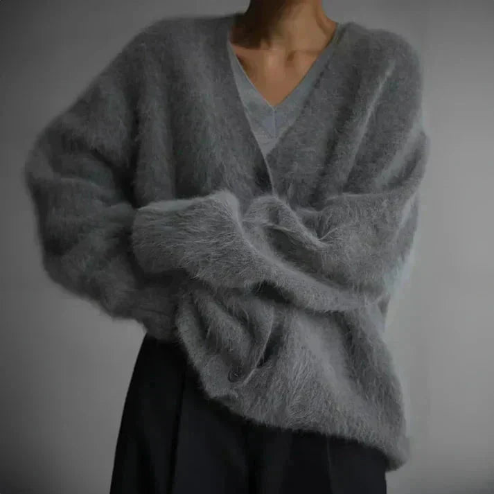Emily | Cardigan Morbido con Scollo a V da Donna