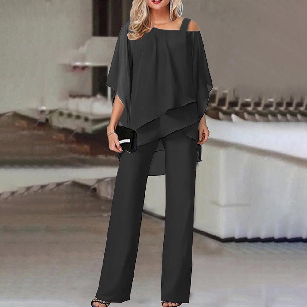 Sofia | Elegant Two-Piece Cold-Shoulder Evening Set