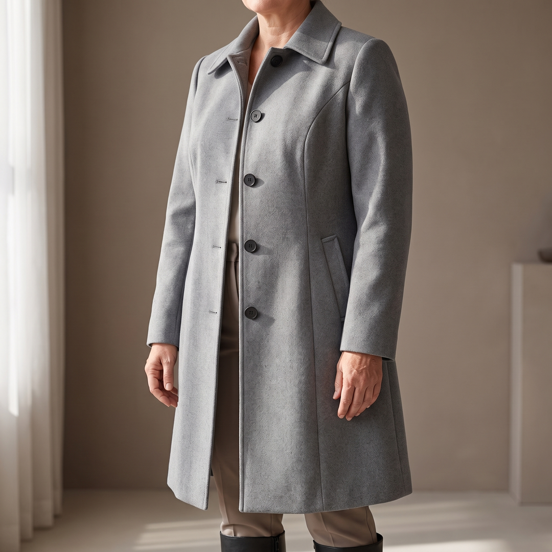 Aveline | Classic Trench Coat – Elegante Fit e Flare