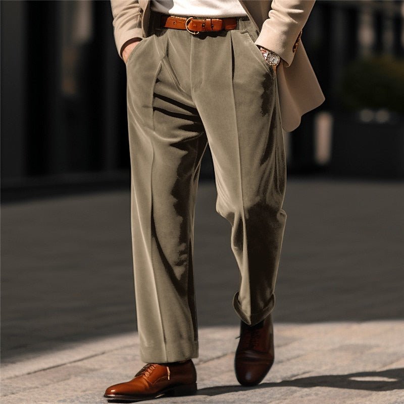 Rupert | Tailored Straight-Leg Trousers – Effortless Style for Men
