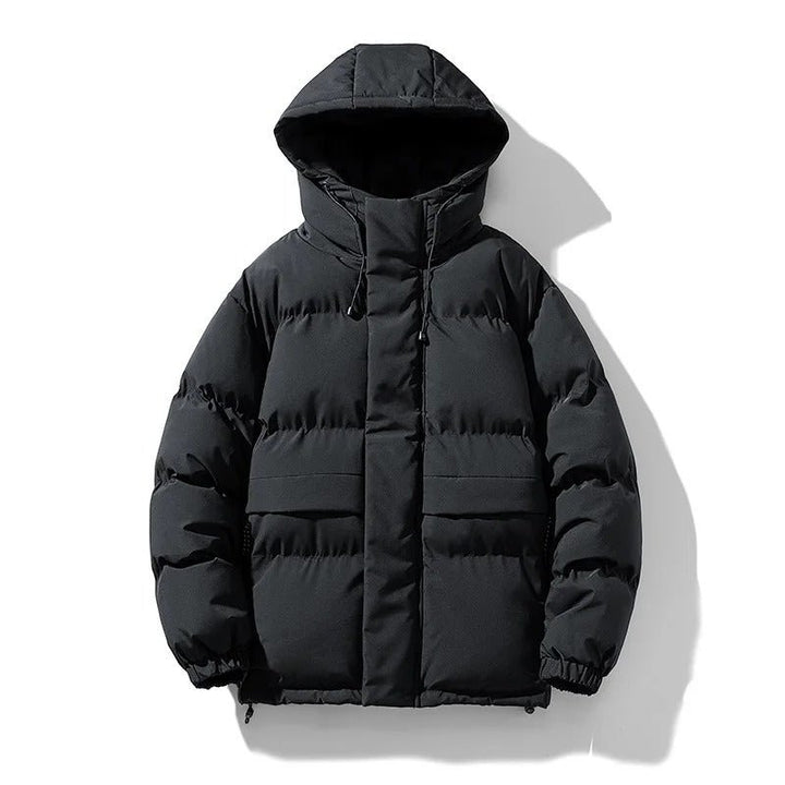 Nero Puffer | Giacca Puffer Antivento per Uomo