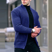 Oliver | Cardigan in Maglia Utility Moderno da Uomo