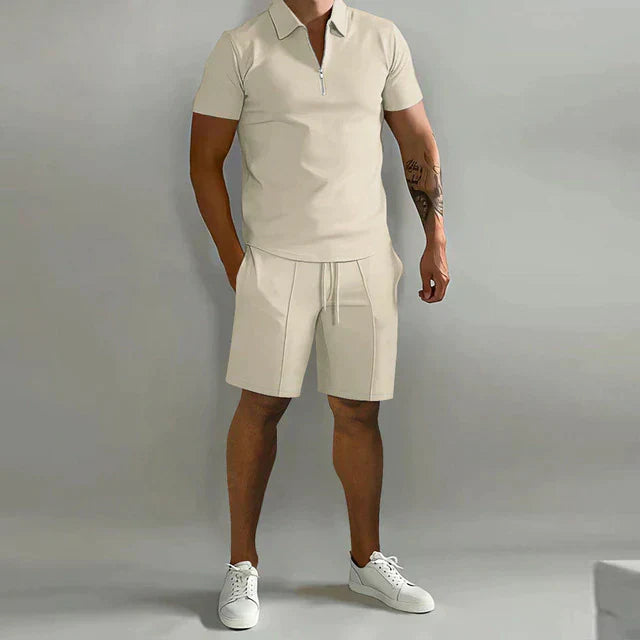Jacob | Set di Polo e Pantaloni Corti Casual