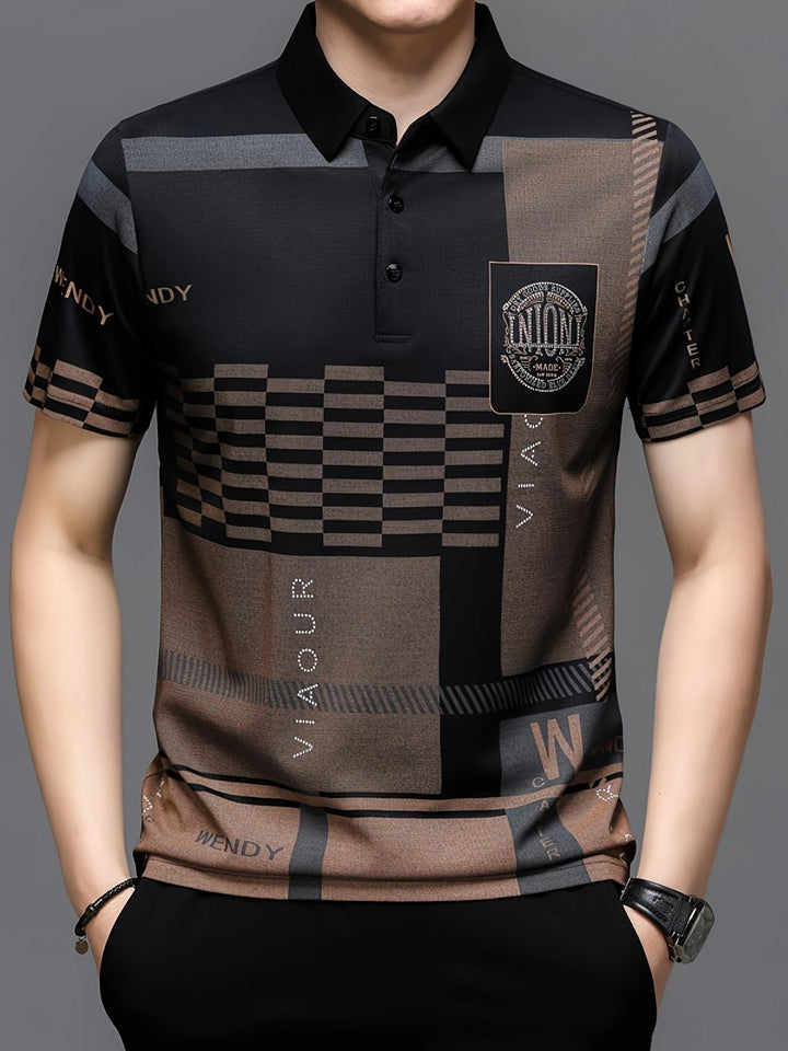 Nathaniel | Polo Shirt Colorblock Raffinato