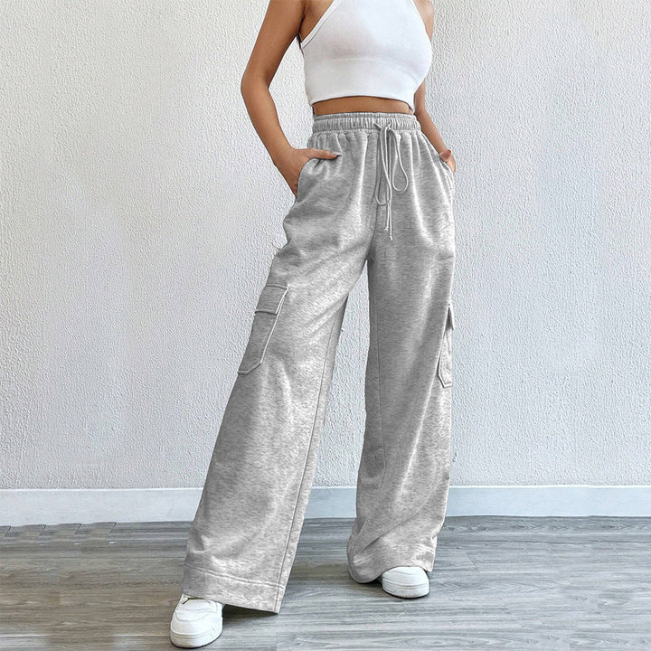 Isabella | Elegante und bequeme Cargohose mit weitem Bein