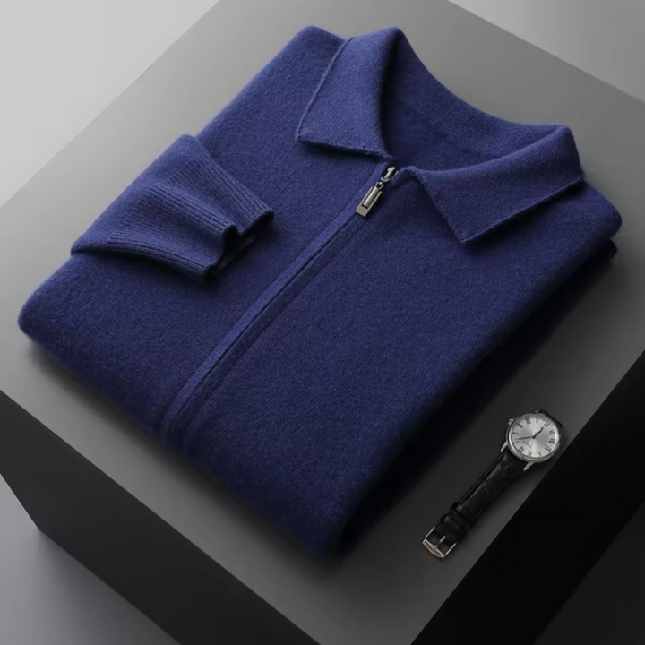 Lorenzo | Cardigan Premium con Zip Integrale da Uomo