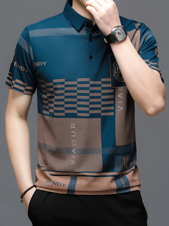 Nathaniel | Polo Shirt Colorblock Raffinato