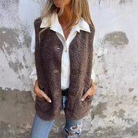 Camilla | Gilet Donna con Bottoni Frontali Elegante e Versatile
