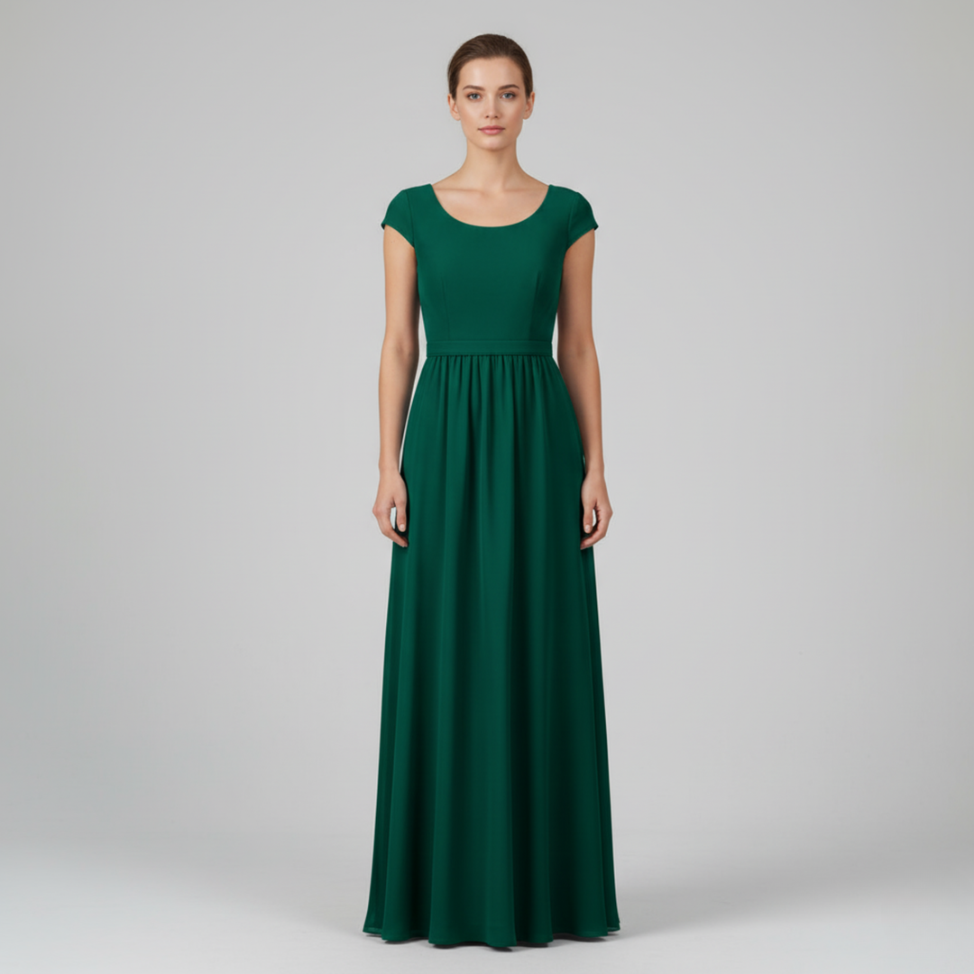 Manon | Elegante abito lungo fluido