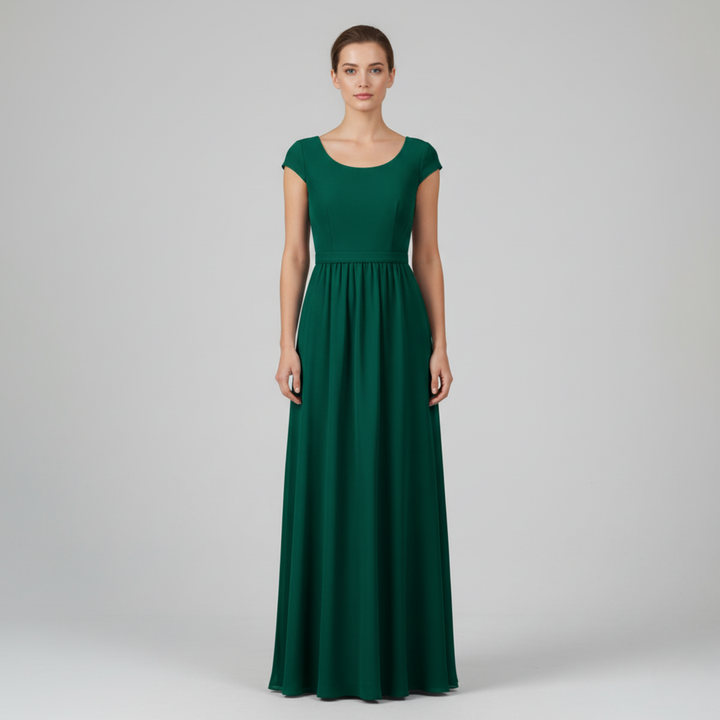 Manon | Elegante abito lungo fluido